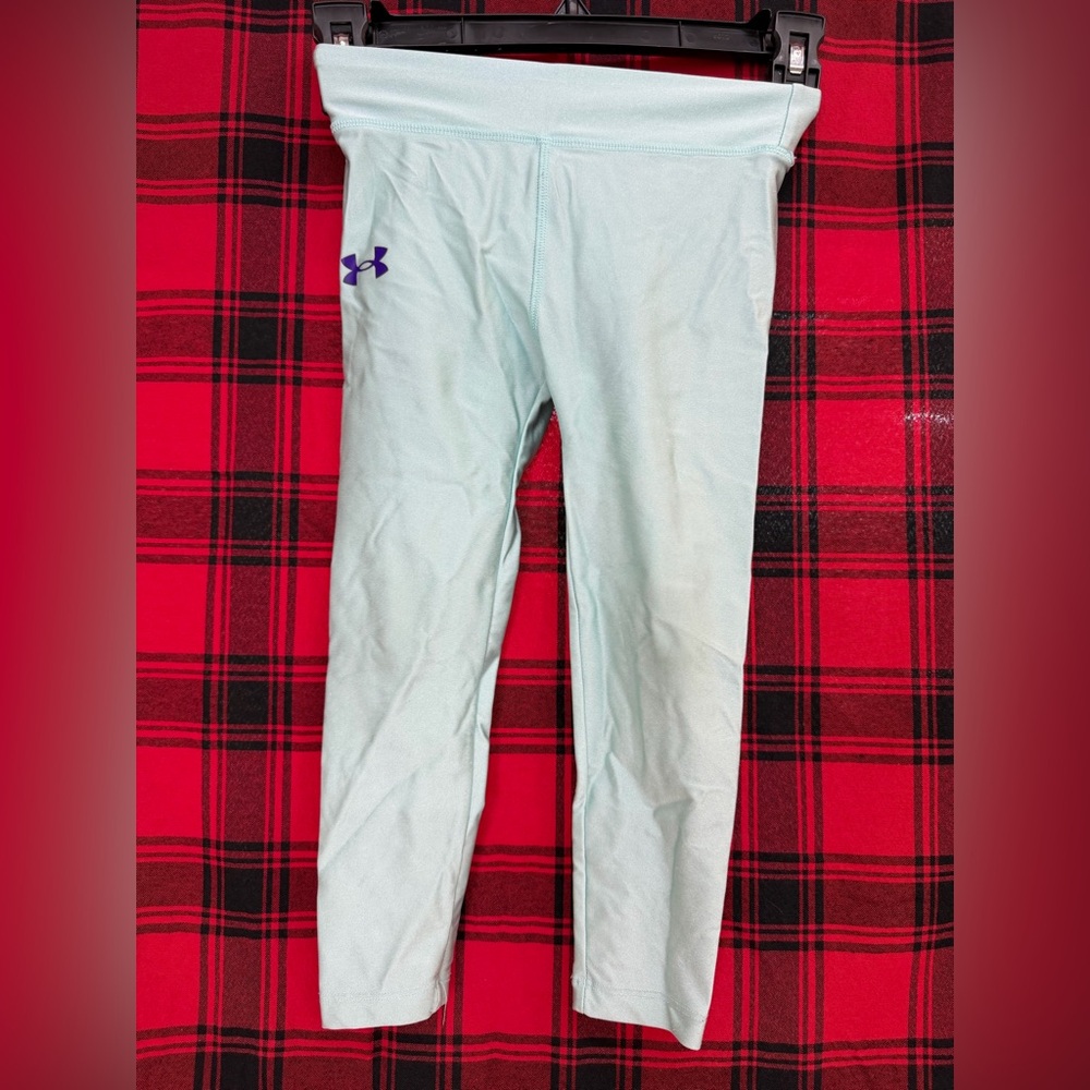 Under Armour Girls Light Blue Leggings 4T